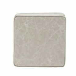 Square Storage Ottoman with Piping and Lift Off Lid Distressed Tan Faux Leather - WOVENBYRD -Ottomans Official Shop unnamed file 10021