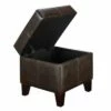 Small Cube Faux Leather Storage Ottoman - Espresso - Dorel Living 1 Small Cube Faux Leather Storage Ottoman - Espresso - Dorel Living -Ottomans Official Shop unnamed file 10051