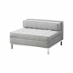 Belle Haven Storage Ottoman Gray - Alder Bay
