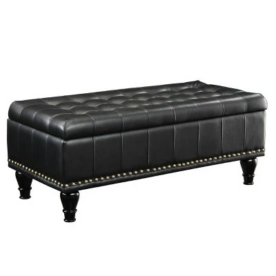 OSP Home Furnishings Caldwell Storage Ottoman Bonded Leather - INSPIRED by Bassett 7 OSP Home Furnishings Caldwell Storage Ottoman Bonded Leather - INSPIRED by Bassett - Image 5