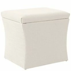 Tyler Storage Ottoman Linen - Skyline Furniture Olive -Ottomans Official Shop unnamed file 10106