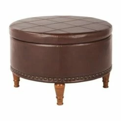 Alloway Storage Ottoman - OSP Home Furnishings Pewter -Ottomans Official Shop unnamed file 10148