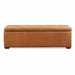 Dani Storage Ottoman - Poly & Bark Madagascar Cocoa