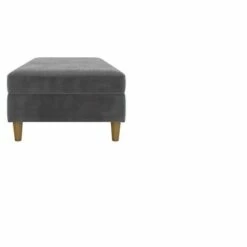 DHP Hartford Storage Ottoman - Dorel Home Products Black