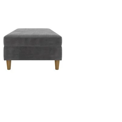 DHP Hartford Storage Ottoman - Dorel Home Products Black 2 DHP Hartford Storage Ottoman - Dorel Home Products Black
