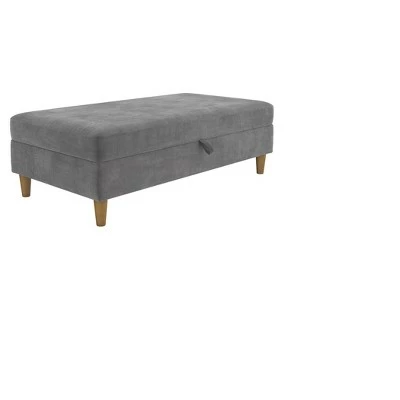 DHP Hartford Storage Ottoman - Dorel Home Products Black 3 DHP Hartford Storage Ottoman - Dorel Home Products Black - Image 2