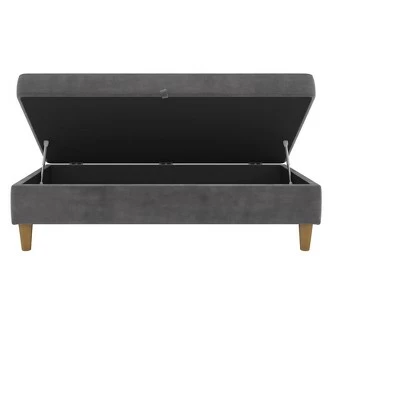 DHP Hartford Storage Ottoman - Dorel Home Products Black 6 DHP Hartford Storage Ottoman - Dorel Home Products Black - Image 5