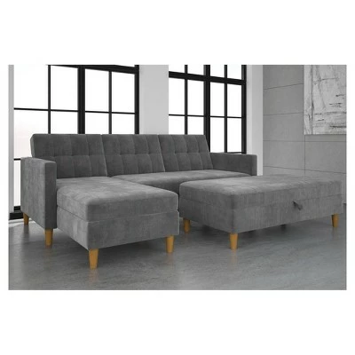 DHP Hartford Storage Ottoman - Dorel Home Products Black 14 DHP Hartford Storage Ottoman - Dorel Home Products Black - Image 13