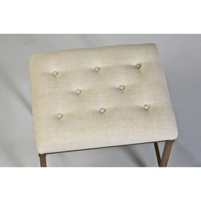 Katherine Backless 18" Vanity Stool - Golden Bronze - Hillsdale Furniture 7 Katherine Backless 18" Vanity Stool - Golden Bronze - Hillsdale Furniture - Image 5