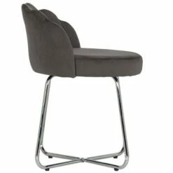 Catalina Metal Vanity Stool Dark Gray - Hillsdale Furniture -Ottomans Official Shop unnamed file 10321
