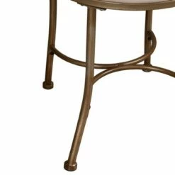 19.5" Emerson Metal Vanity Stool - Hillsdale Furniture Silver 16 19.5" Emerson Metal Vanity Stool - Hillsdale Furniture Silver -Ottomans Official Shop unnamed file 10349