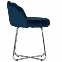18.25" Catalina Scallop Back Metal Vanity Stool - Hillsdale Furniture Dark Blue 15 18.25" Catalina Scallop Back Metal Vanity Stool - Hillsdale Furniture Dark Blue -Ottomans Official Shop unnamed file 10358