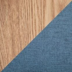 Tray Foot Stool Ottoman Polyester/Wood Natural/Blue - LumiSource -Ottomans Official Shop unnamed file 104