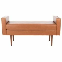 Henri Mid-Century Bench - Safavieh Cream/walnut -Ottomans Official Shop unnamed file 1109