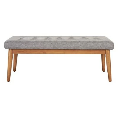 Landon Upholstered Bench Acorn - Crosley 3 Landon Upholstered Bench Acorn - Crosley