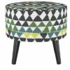 Riverplace Round Cone Leg Ottoman - Project 62 Cream Dot -Ottomans Official Shop unnamed file 114