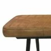Bench with Tufted Leatherette Seat and Metal Legs Brown - Benzara 1 Bench with Tufted Leatherette Seat and Metal Legs Brown - Benzara -Ottomans Official Shop unnamed file 1148