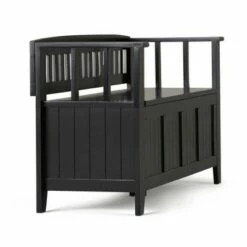 Normandy Solid Wood Entryway Storage Bench - Wyndenhall Distressed Gray -Ottomans Official Shop unnamed file 1160