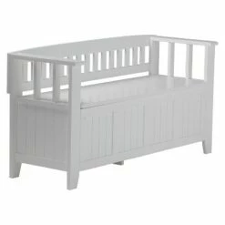 Normandy Solid Wood Entryway Storage Bench - Wyndenhall Distressed Gray -Ottomans Official Shop unnamed file 1164