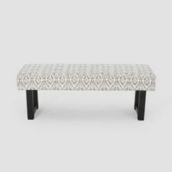 Ashford Boho Bench - Christopher Knight Home Gray -Ottomans Official Shop unnamed file 1237
