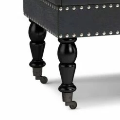 Donovan Tufted Ottoman Bench - WyndenHall Black/tweed Look Fabric 13 Donovan Tufted Ottoman Bench - WyndenHall Black/tweed Look Fabric -Ottomans Official Shop unnamed file 1241