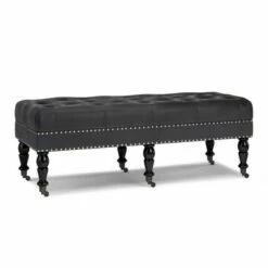 Donovan Tufted Ottoman Bench - WyndenHall Black/tweed Look Fabric 16 Donovan Tufted Ottoman Bench - WyndenHall Black/tweed Look Fabric -Ottomans Official Shop unnamed file 1244