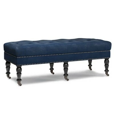 Donovan Tufted Ottoman Bench - WyndenHall Black/tweed Look Fabric 9 Donovan Tufted Ottoman Bench - WyndenHall Black/tweed Look Fabric - Image 7