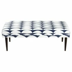 Skyline Furniture Fullerton Bench - Cloth & Company Navy -Ottomans Official Shop unnamed file 1251