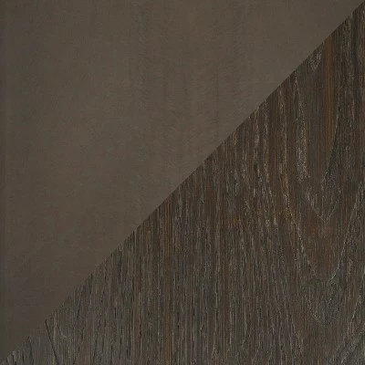 42" Oregon Industrial and Farmhouse Backless Bench Metal and Steel - LumiSource Vintage White/espresso 8 42" Oregon Industrial and Farmhouse Backless Bench Metal and Steel - LumiSource Vintage White/espresso - Image 6