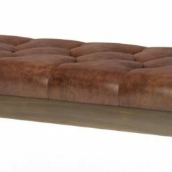 Hopewell Tufted Ottoman Bench Distressed Saddle Brown - WyndenHall -Ottomans Official Shop unnamed file 1502