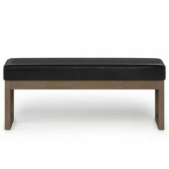 Large Madison Ottoman Bench - WyndenHall Midnight Black -Ottomans Official Shop unnamed file 1540