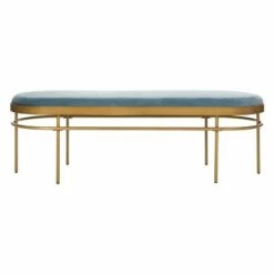 Sylva Oval Bench - Safavieh Slate Blue -Ottomans Official Shop unnamed file 1633