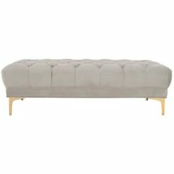 Zarya Tufted Rectangular Bench - Safavieh Gray -Ottomans Official Shop unnamed file 1655