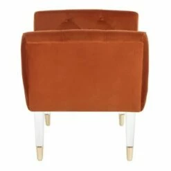 Eugenie Tufted Velvet Acrylic Bench Sienna - Safavieh -Ottomans Official Shop unnamed file 1696