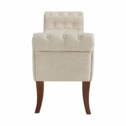 Madison Roll Arm Bench - Linon Natural 15 Madison Roll Arm Bench - Linon Natural -Ottomans Official Shop unnamed file 1824