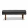 Arne Walnut Finished Bench - Baxton Studio Dark Gray 1 Arne Walnut Finished Bench - Baxton Studio Dark Gray -Ottomans Official Shop unnamed file 1833
