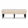 50" Isabelle Bench - Linon Pink -Ottomans Official Shop unnamed file 1981