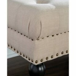 50" Isabelle Bench - Linon Pink -Ottomans Official Shop unnamed file 1985