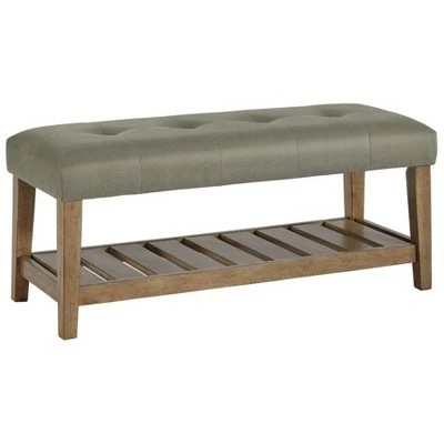 Cabellero Upholstered Accent Bench - Signature Design by Ashley Dark Brown 8 Cabellero Upholstered Accent Bench - Signature Design by Ashley Dark Brown - Image 6
