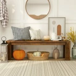 Arsenio Sturdy Wooden Dining Bench Dark Oak - HOMES: Inside + Out -Ottomans Official Shop unnamed file 2130