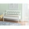 Alina Storage Bench - Powell Company White -Ottomans Official Shop unnamed file 2168