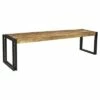Handcrafted Reclaimed 60" Wood Bench with Iron Legs - Timbergirl -Ottomans Official Shop unnamed file 2208