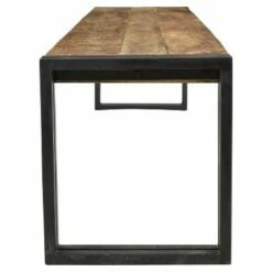 Handcrafted Reclaimed 60" Wood Bench with Iron Legs - Timbergirl -Ottomans Official Shop unnamed file 2210