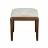Solid Wood Vanity Bench Brown - International Concepts