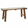 Olivia & May Mahogany Wood Bench Brown - Olivia & May -Ottomans Official Shop unnamed file 2280