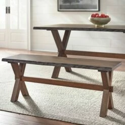 Mandeville Dining Bench Brown - Buylateral