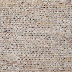 Trentwood Coastal 44.25" Water Hyacinth Bench Whitewashed/Black - Aiden Lane -Ottomans Official Shop unnamed file 2333