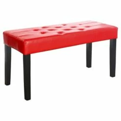 Fresno 12 Panel Bench - CorLiving Brown -Ottomans Official Shop unnamed file 2367