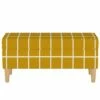 Storage Bench Rectangle Grid Mustard - Skyline Furniture 2 Storage Bench Rectangle Grid Mustard - Skyline Furniture -Ottomans Official Shop unnamed file 2390
