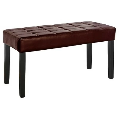 California 24 Panel Bench - CorLiving Brown 8 California 24 Panel Bench - CorLiving Brown - Image 6